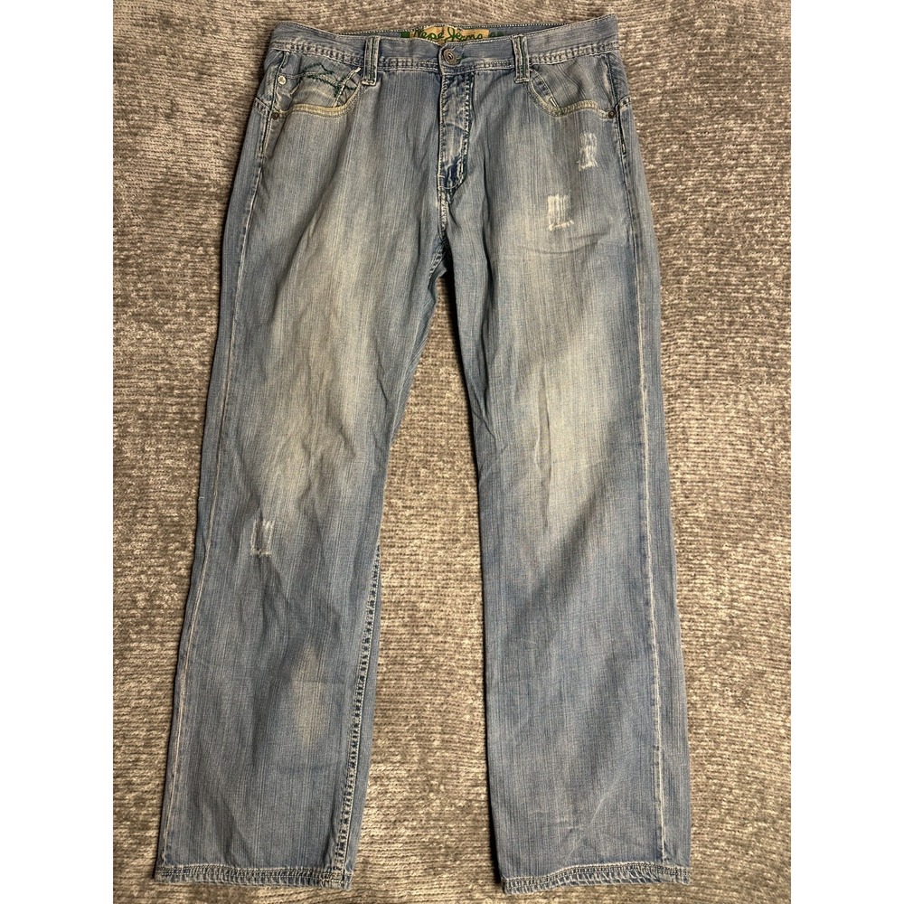 Vintage Pepe Jeans Mens 36x33 Blue Denim Stonewash Relaxed Fit Baggy USA 90s